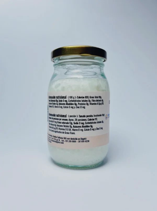 200b Aceite de Coco Culticoco 200ml (Envase Vidrio)